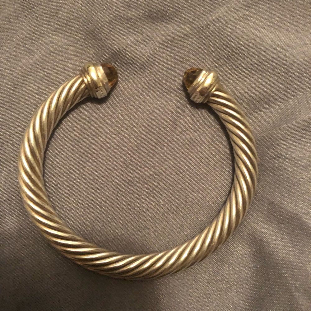 Cable Classics Bracelet with Citrine and 14K Gold